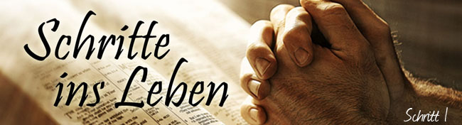 Banner Schritte ins Leben