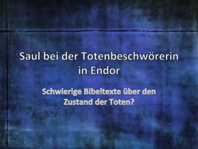 Titelbild Saul bei der Hexe in Endor