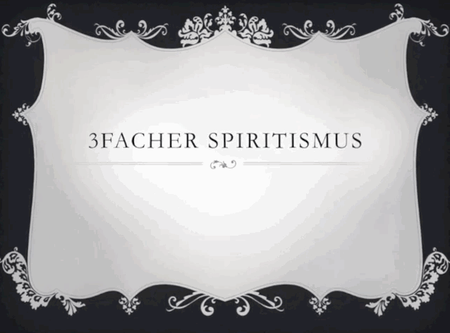 Titelbild Dreifacher Spiritismus