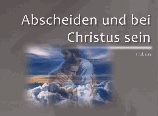 Titelbild Abscheiden und bei Christus sein
