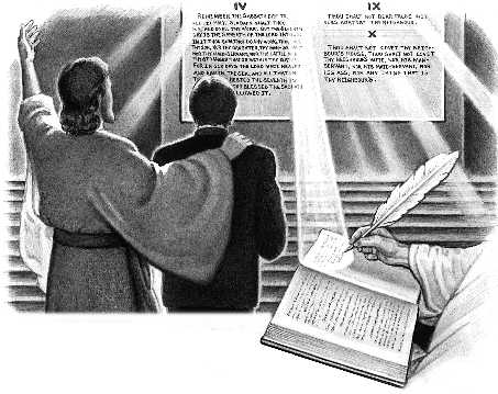 Jesus als Fürsprecher vor dem Richterstuhl